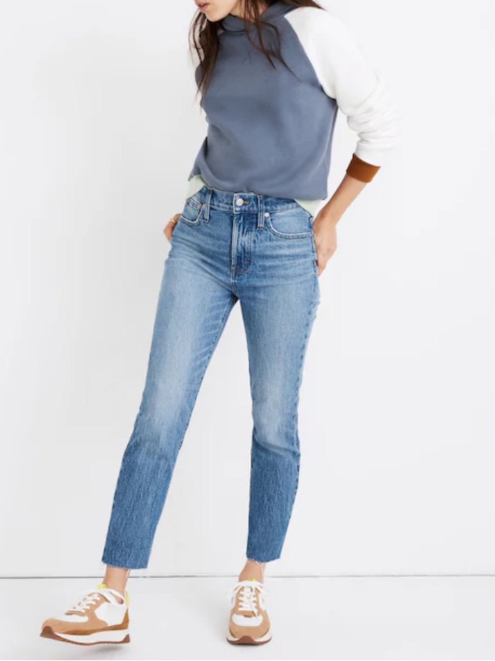 Madewell The Perfect Vintage Jean Raw Hem Size 26